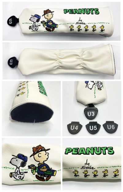 ライト スヌーピー フレンズ 刺繍 Utユーティリティ用 ヘッドカバーpeanuts Snoopy H 176 ネコポス対応 第一ゴルフオンラインショップ