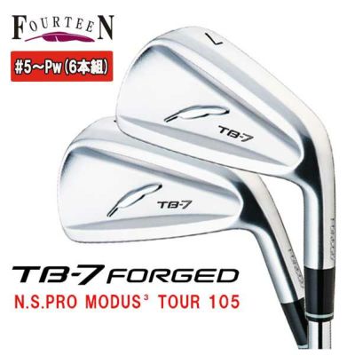 6本組セット】フォーティーン TB-7 フォージド アイアンN.S.PRO