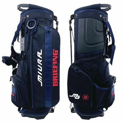 ミウラ × ブリーフィング キャディバッグスタンドバッグ 9.5型 SG-201三浦技研 MIURA BRIEFING GOLF Stand Bag  | 第一ゴルフオンラインショップ