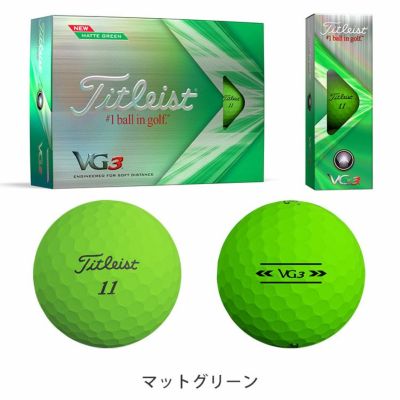 タイトリスト VG3 ゴルフボール1ダース 12球入り Titleist 2022年 日本