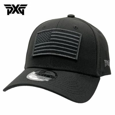 PXG キャップJACQUARD WOVEN FAIRWAY CAMO9FORTY SNAPBACK CAP BLACK