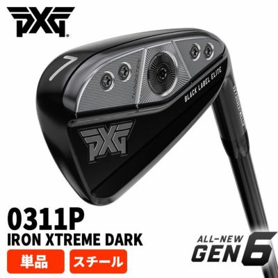 特注・ヘッド在庫有り】PXG GEN6 0311P アイアンXtreme Dark