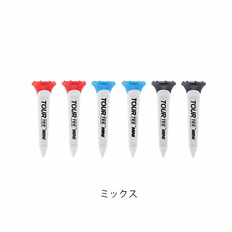 ツアーティーゴルフティーショートティーTourTeeMiniT-491ゴルフティーミニ6本パックネコポス対応