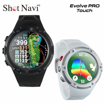 ショットナビ エボルブ プロ タッチゴルフナビ 腕時計型 GPSShot