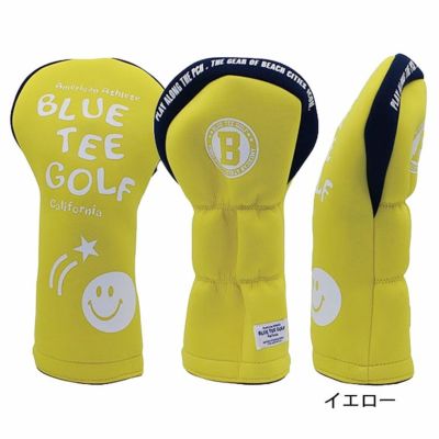 ブルーティーゴルフストレッチスマイルヘッドカバーヘッドカバードライバー用BLUETEEGOLFHC-034