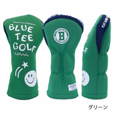 ブルーティーゴルフストレッチスマイルヘッドカバーヘッドカバードライバー用BLUETEEGOLFHC-034