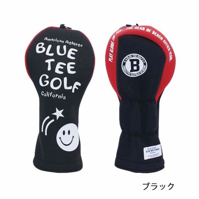 ブルーティーゴルフストレッチスマイルヘッドカバーヘッドカバーフェアウェイウッド用BLUETEEGOLFHC-034