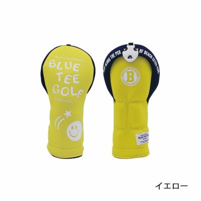 ブルーティーゴルフストレッチスマイルヘッドカバーヘッドカバーユーティリティー用BLUETEEGOLFHC-034ネコポス対応