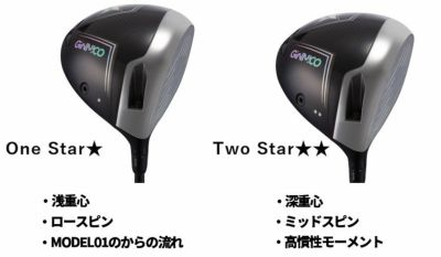 GINNICO MODEL02C Driver [OneStar★] [TwoStar★★] Shinka Graphite Zinger ZINGERforDRIVER Shaft