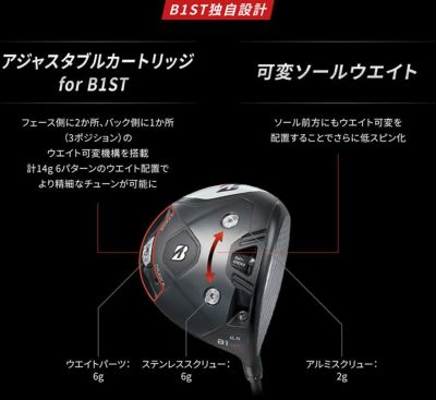 ブリヂストン ゴルフ B1STドライバーVENTUS BS6 カーボンシャフト2023 ...