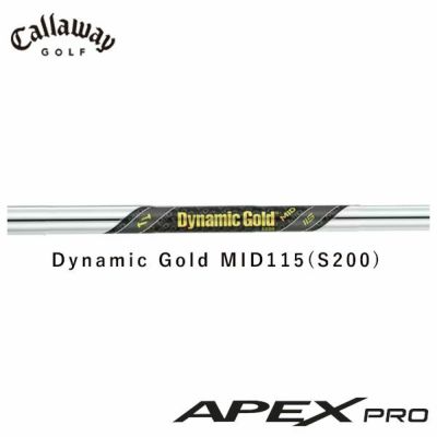 キャロウェイ APEX CB アイアンDynamic Gold MID115(S200)シャフト#5
