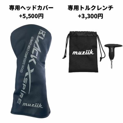 muziik BLACKXSPIRE Black Explorer Driver Fujikura (Fujikura) Speeder SPEEDERNXBLACK (Black) Shaft