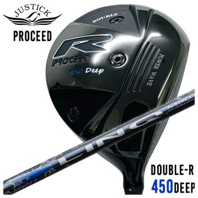 JUSTICK PROCEED DOUBLE-R450 DEEP Driver Fujikura Speeder NXBLACK Shaft