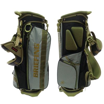 ブリーフィングゴルフスタンドキャディバッグ9.5型レンジャーグリーンブラック／グレーBRIEFINGGOLFBRG233D22シーアール4CR-4#03XPRANGERGREEN