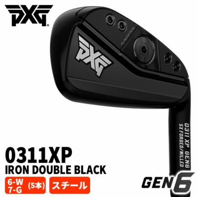 特注・ヘッド在庫有り】PXG GEN6 0311XP アイアンDOUBLE BLACK ダブル