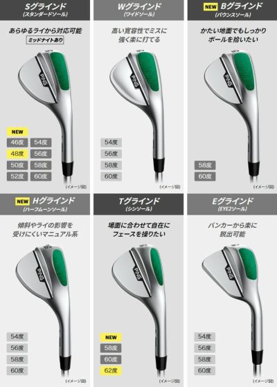 PING ピン S159 ウェッジダイナミックゴールド スチールシャフト日本 ...