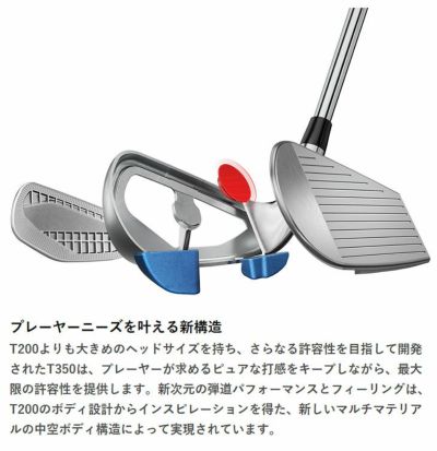 [Manufacturer Custom] Titleist T350 Iron NSPRO Zeros 8 Shaft #6-Pw,W (48°) 6-piece set Japanese Official Product 2023 Men's Titleist