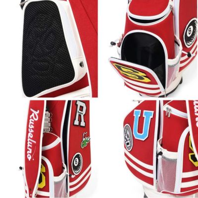 ラッセルノゴルフ Russelunoベルクロ ゴルフバッグスタンドキャディバッグ 9型 RS-0003021VELCRO GOLF BAG  ワッペン付き | 第一ゴルフオンラインショップ