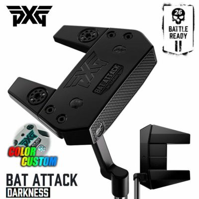 PXG バトルレディ2 ダークネスBATTLE READY2 DARKNESSバットアタック パター BAT ATTACK PUTTER |  第一ゴルフオンラインショップ