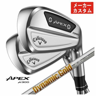 メーカーカスタム】キャロウェイ APEX Ai300 アイアンダイナミックゴールド95・105 シャフト#5-Pw (6本セット)Callaway  2024年 | 第一ゴルフオンラインショップ