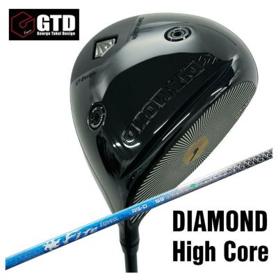 GTD（ジョージ武井デザイン）高反発モデル Diamond High Coreダイヤモンド・ハイコア ドライバーコンポジットテクノ  ファイアーエクスプレスSpirits a-AMBAY 赤アンバイ シャフト | 第一ゴルフオンラインショップ