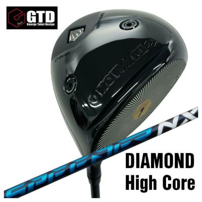 GTD（ジョージ武井デザイン）高反発モデル Diamond High Coreダイヤモンド・ハイコア ドライバー藤倉 フジクラスピーダーNX シャフト  | 第一ゴルフオンラインショップ