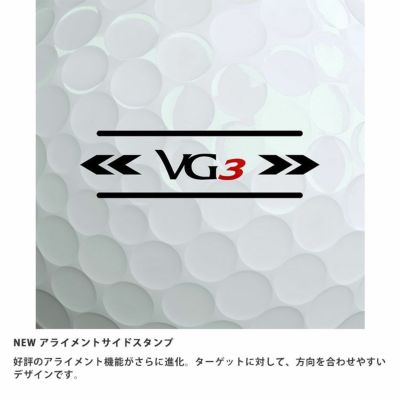 タイトリストVG3ゴルフボール1ダース12球入りTitleist2022年日本正規品