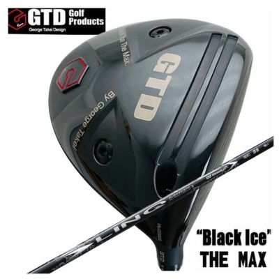 【特注カスタムクラブ】<br>GTD ジョージ武井デザイン<br>GTD Black Ice The MAX ドライバー<br>USTマミヤ LIN-Q WHITE EX【リンク】 ホワイト シャフト
