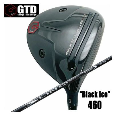 【特注カスタムクラブ】<br>GTD ジョージ武井デザイン<br>GTD Black Ice 460 ドライバー<br>USTマミヤ LIN-Q WHITE EX【リンク】 ホワイト シャフト