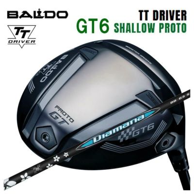 【特注カスタムクラブ】バルド BALDO<br>TT ドライバー GT6 SHALLOW (シャロー) PROTO<br>三菱ケミカル<br>ディアマナBB シャフト