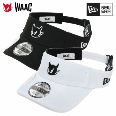 WAAC UNISEX NEW ERA マーカー付バイザー ブラック ワック ニューエラ バイザー ユニセックスWAAC NEW ERA UNISEX