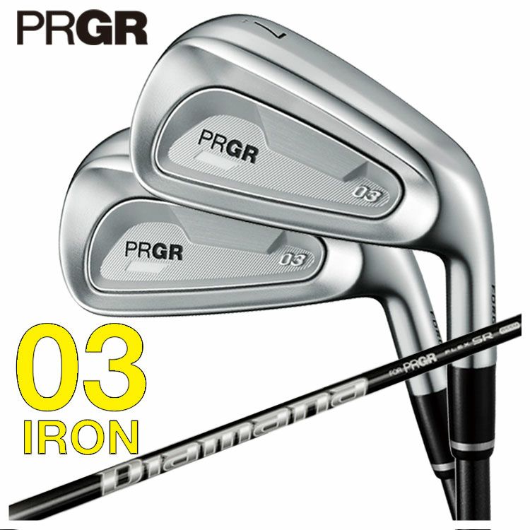 プロギアPRGR02アイアンPRGR純正DiamanaTMFORPRGRシャフト#6～Pw(5本セット)