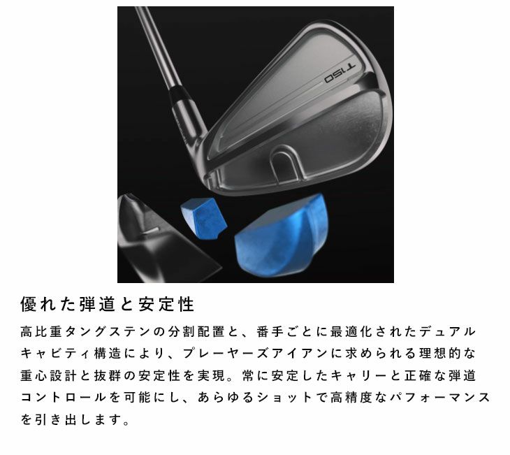 タイトリストT100アイアンN.S.PROモーダス3Tour115シャフト#5-Pw6本セット日本正規品2023年メンズTitleist