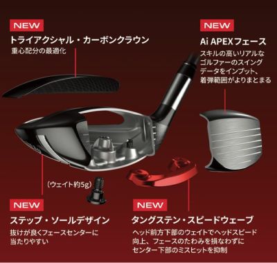 キャロウェイPARADYMSUPERHYBRIDパラダイムスーパーハイブリッドVENTUSTR5forCallawayカーボンシャフト日本正規品2023