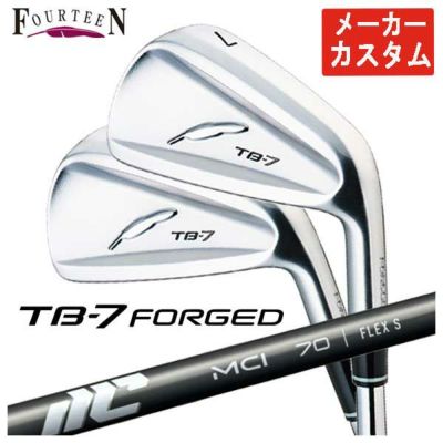 【特注カスタムクラブ】フォーティーンTB-7フォージドアイアンN.S.PROモーダス3TOUR105シャフト5本組（＃6-Pw）FOURTEENTB-7FORGED日本正規品