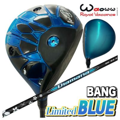 数量限定・特注カスタムクラブ】Waoww BANG Limited BLUE ドライバー