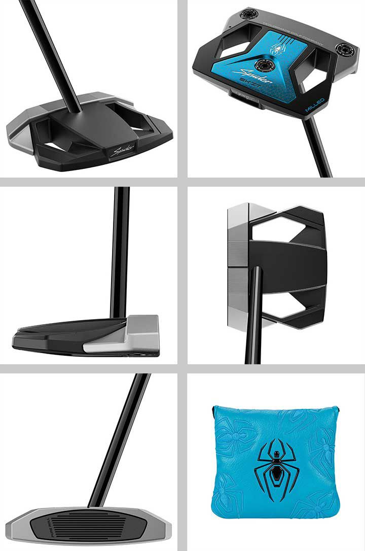 テーラーメイドスパイダーツアーXガンメタルクランクネックパターマレット型SPIDERTOURXGUNMETAL