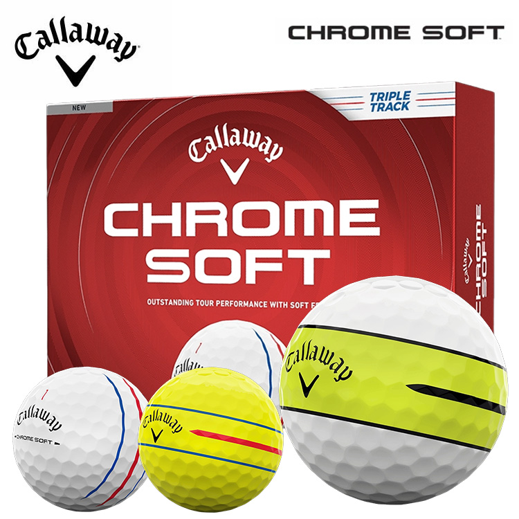 キャロウェイ Callaway クロムソフトトリプルトラック／360°イエロー