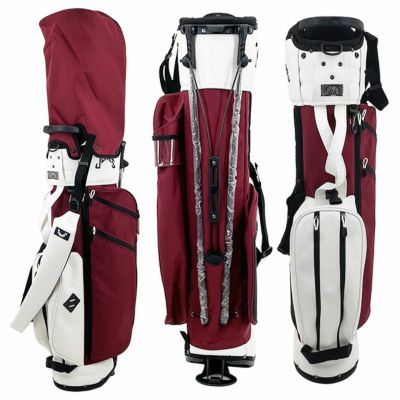 ジョーンズトゥルーパースタンドバッグスタンドキャディバッグマルーンJonesTrouperStandBagMaroonゴルフ