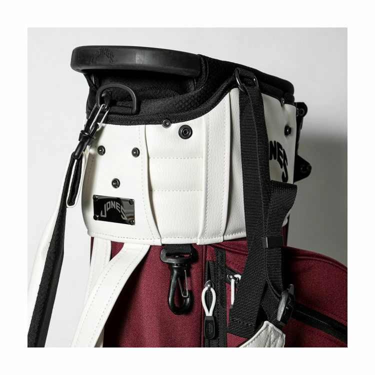 ジョーンズトゥルーパースタンドバッグスタンドキャディバッグマルーンJonesTrouperStandBagMaroonゴルフ