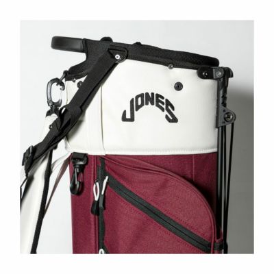 ジョーンズトゥルーパースタンドバッグスタンドキャディバッグマルーンJonesTrouperStandBagMaroonゴルフ
