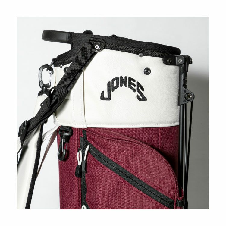 ジョーンズトゥルーパースタンドバッグスタンドキャディバッグマルーンJonesTrouperStandBagMaroonゴルフ