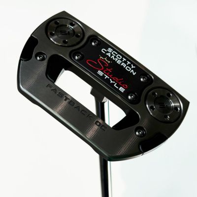 【ロートルクパター】スコッティキャメロン StudioStyle Fastback OC キャメロンパター Onset Center<br>DLCブラック仕上げ【第一ゴルフオリジナルカスタム No.82】