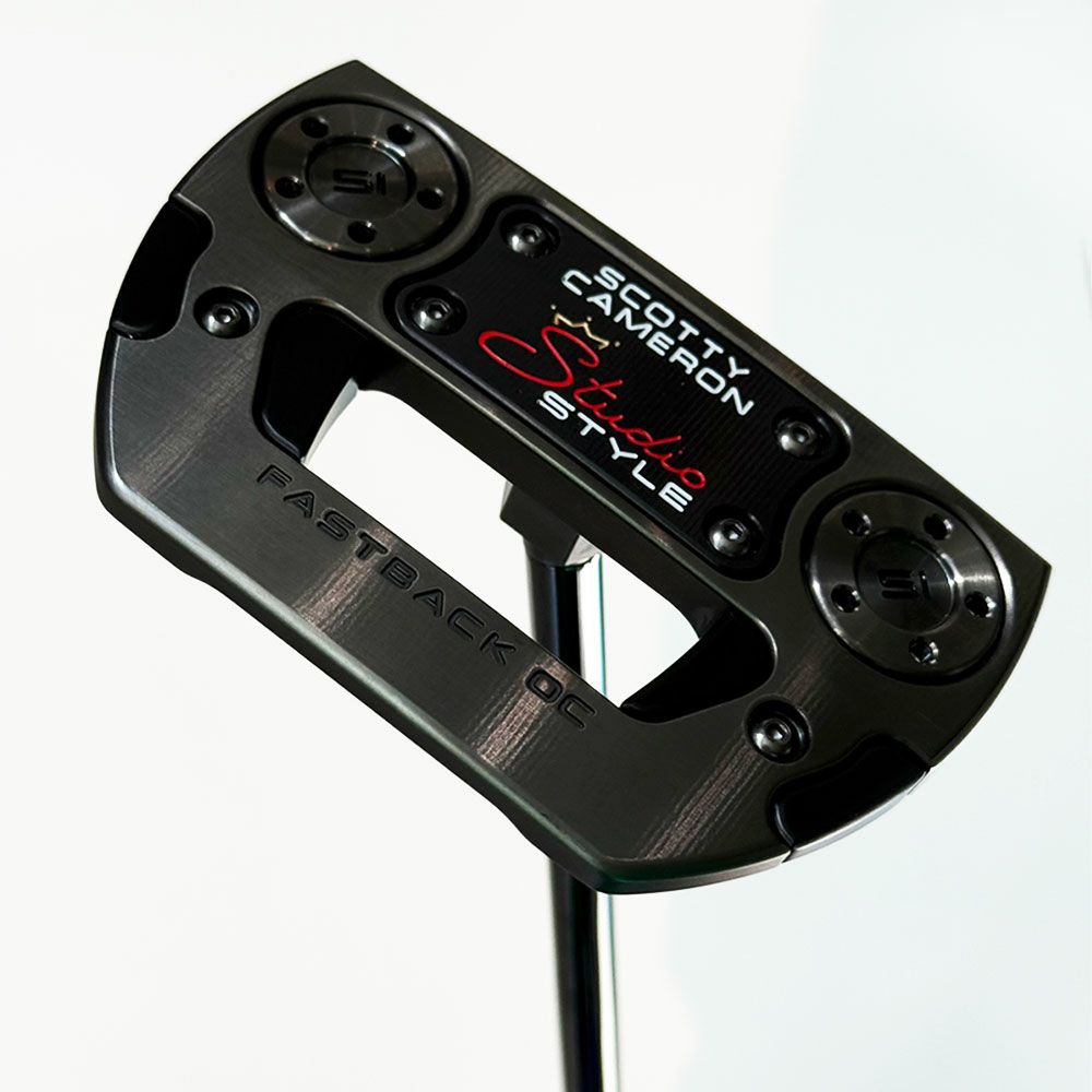 【ロートルクパター】スコッティキャメロン StudioStyle Fastback OC キャメロンパター Onset Center<br>DLCブラック仕上げ【第一ゴルフオリジナルカスタム No.82】