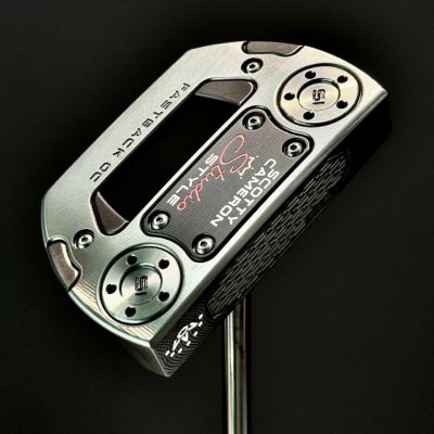 【ロートルクパター】スコッティキャメロン StudioStyle Fastback OC キャメロンパター Onset Center<br>DLCブラック仕上げ【第一ゴルフオリジナルカスタム No.82】